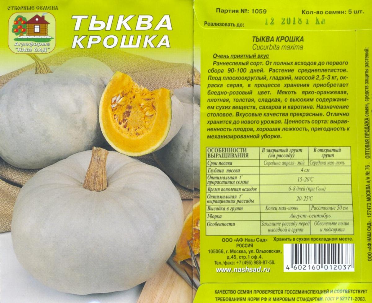 Сладкие Сорта Тыквы Фото И Названия