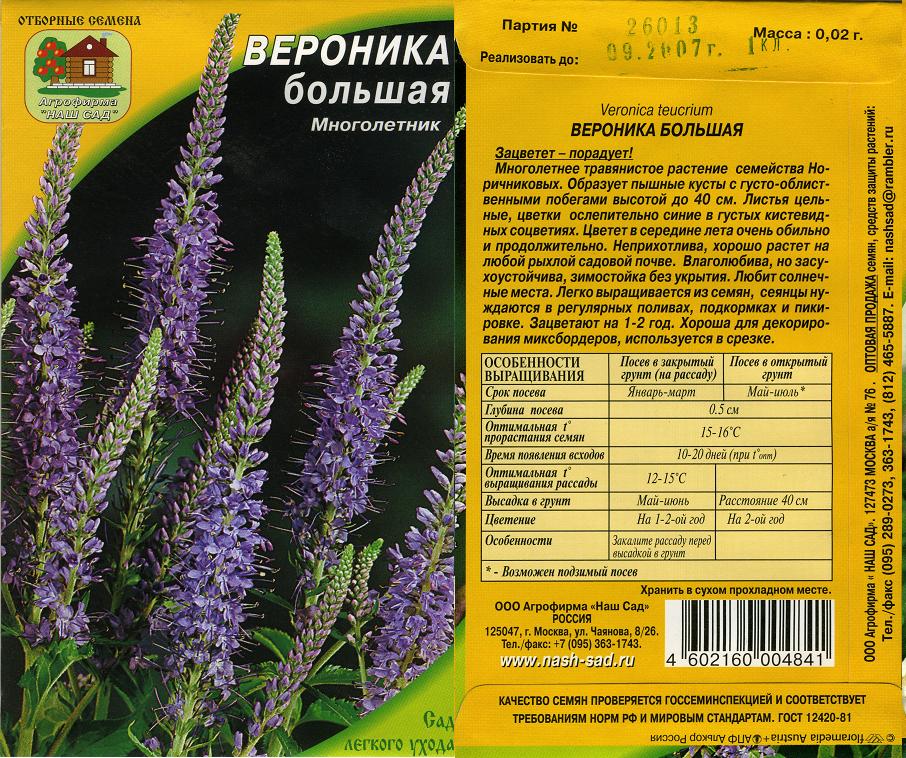 Вероника Семена Купить В Москве